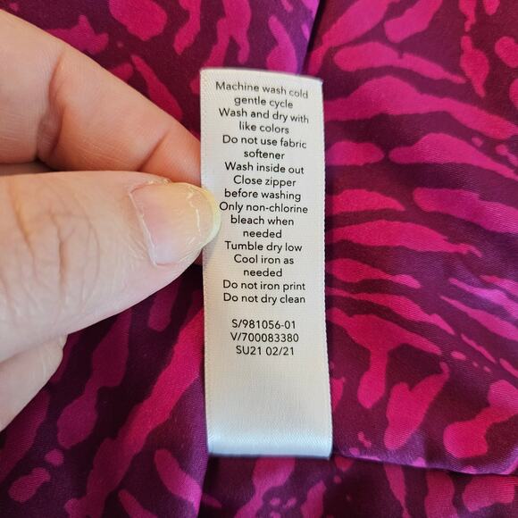 Athleta Ace Printed Pink 13.5 Tennis Skort with Pockets Plus Size 2x Workout - Picture 9 of 9